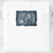 Air Force (USAF) Rechteckiger Aufkleber (Tasche)