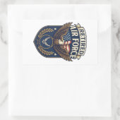 Air Force (USAF) Rechteckiger Aufkleber (Tasche)