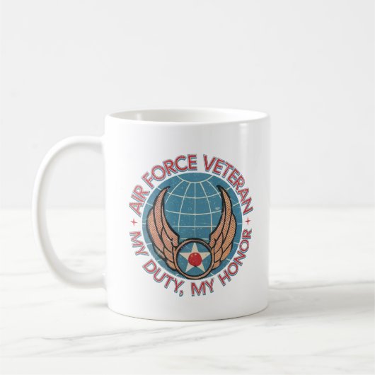 Air Force Veteran Kaffeetasse (Links)