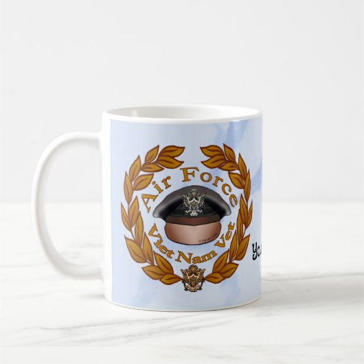 Air Force Viet Nam Veteran Kaffeetasse (Links)