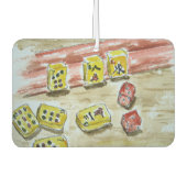 Air Freshener für den Mah Jongg (Mahjong) Lover Autolufterfrischer (Vorderseite)