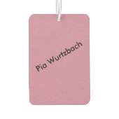Air Freshener Pia Wurtzbach Autolufterfrischer (Rückseite)