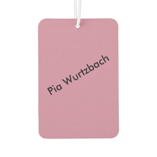 Air Freshener Pia Wurtzbach Autolufterfrischer (Rückseite)