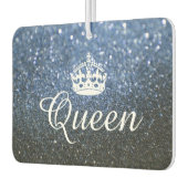 Air Freshener - Queen Crown Glitzer Blue Autolufterfrischer (Links)