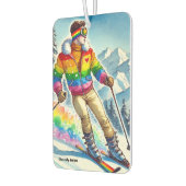 Air Freshener - Skifahren mit Stolz Autolufterfrischer (Links)