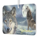 Air Freshner-Yellowstone Wolf Autolufterfrischer (Links)