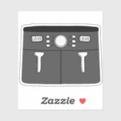 Air Fryer Aufkleber (Blatt)