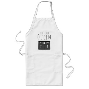 Air Fryer Königin Lange Schürze