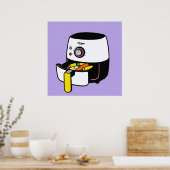 Air Fryer - Kunstdruck Poster (Küche)