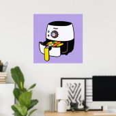 Air Fryer - Kunstdruck Poster (Heimbüro)
