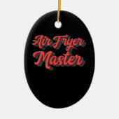 Air Fryer Master Cook Food Lover Gift|Liebe Chicke Keramik Ornament (Vorne)