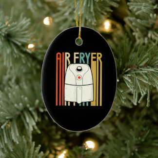 Air Fryer Master Cook Food| Retro-Huhn Keramik Ornament