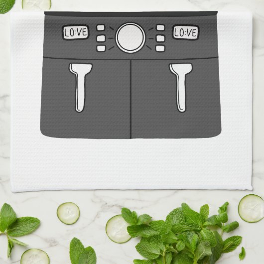 Air Fryer Queen Geschirrtuch (Gefaltet)