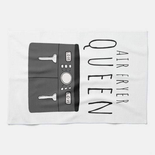 Air Fryer Queen Geschirrtuch (Horizontal)