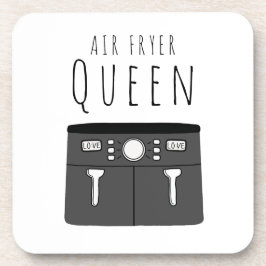 Air Fryer Queen Getränkeuntersetzer