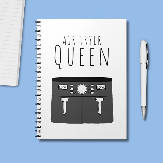 Air Fryer Queen Notizblock