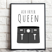 Air Fryer Queen Poster