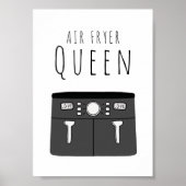 Air Fryer Queen Poster (Vorne)