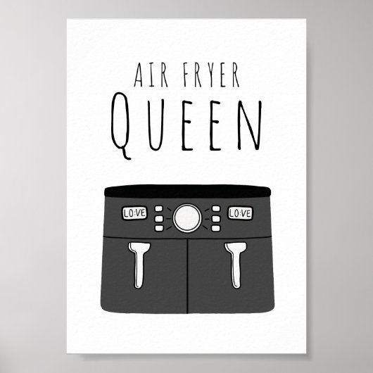 Air Fryer Queen Poster (Vorne)