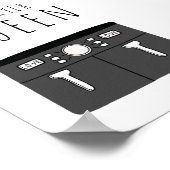 Air Fryer Queen Poster (Ecke)