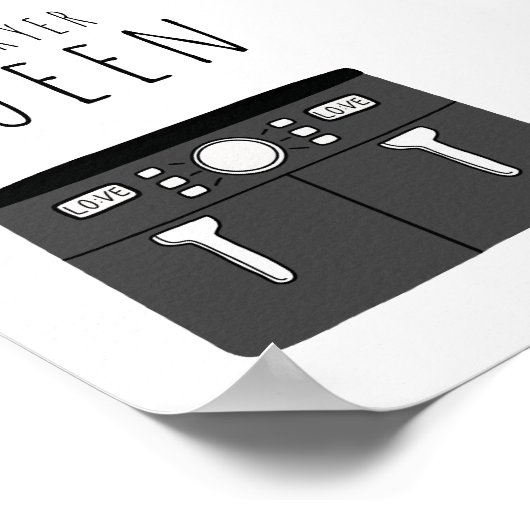 Air Fryer Queen Poster (Ecke)