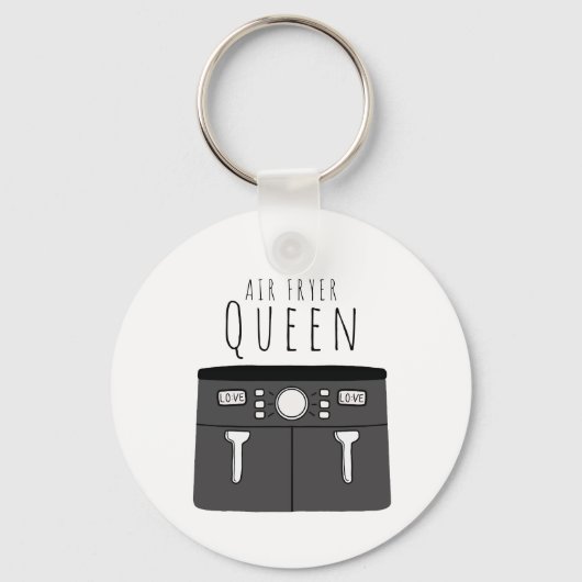 Air Fryer Queen Schlüsselanhänger (Vorderseite)