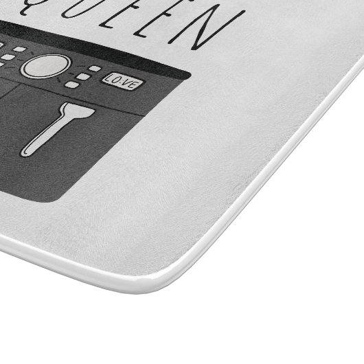 Air Fryer Queen Schneidebrett (Ecke)