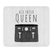 Air Fryer Queen Schneidebrett (Vorderseite)