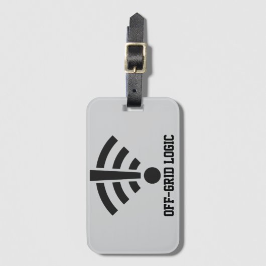 Air-Gapped Logic Gepäckanhänger (Vorderseite Vertikal)