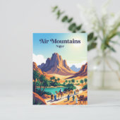 Aïr-Gebirge Niger Postkarte (Stehend Vorderseite)