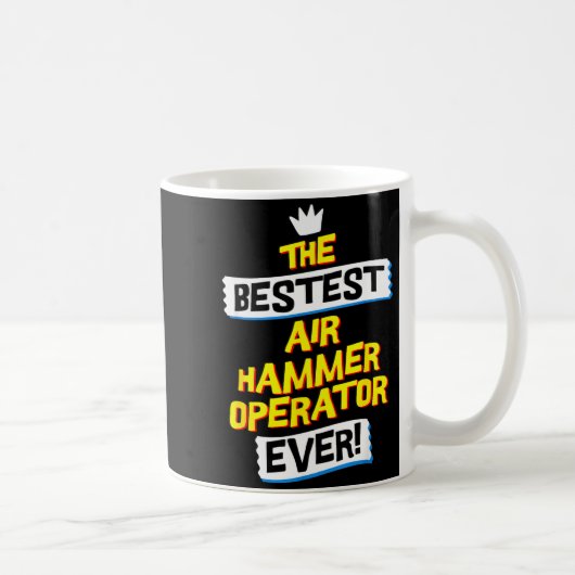 Air Hammer Operator, Funny Job Occupation Kaffeetasse (Rechts)