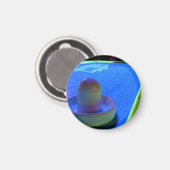 Air Hockey-Tisch und Ballett mit Neonbeleuchtung Magnet (Vorderseite/Rückseite)