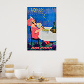 Air India - Rom - Reiseposter Drucke (Küche)