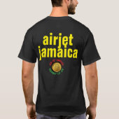 AIR JET JAMAICA,COM OFFIZIELL Basic Dunkel T - Shi T-Shirt (Rückseite)