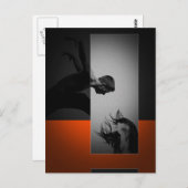 Air Kiss Postkarte (Vorne/Hinten)