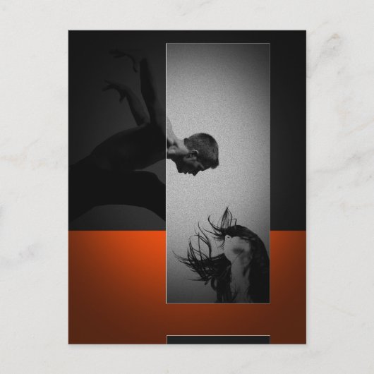 Air Kiss Postkarte (Vorderseite)