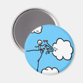 Air kisses Magnet (Vorderseite/Rückseite)