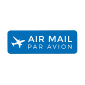 AIR-MAIL AVION 飛 ア ス 行機エJETZT (Vorne)