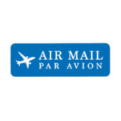 AIR-MAIL PAR AVION エ ア シ 飛行機ラルFlugfläche nach der (Vorne)