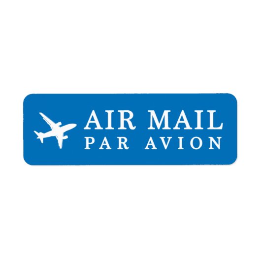 AIR-MAIL PAR AVION エ ア シ 飛行機ラルFlugfläche nach der (Vorne)