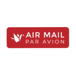 AIR MAIL PAR AVION 折 エ ア り 鶴 鳥 シ Origami vogel