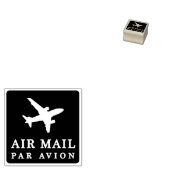 AIR MAIL PAR AVION 飛行機 エアメールスタンプ airplane ラバースタンプ Gummistempel (Stempel)