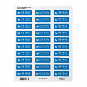 AIR MAIL PAR AVION 鳥 エアメールシール bird birds ラベル (Vorne)