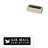 AIR MAIL PAR AVION 鳥 エアメールスタンプ bird birds ラバースタンプ Gummistempel (Stempel)