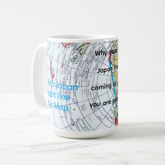 Air Map Kaffeetasse (Vorderseite Links)