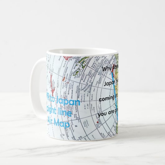 Air Map Kaffeetasse (Vorderseite Links)