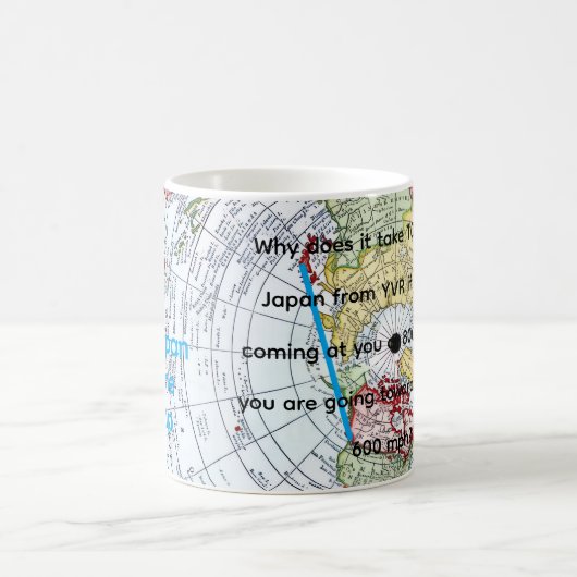 Air Map Kaffeetasse (Mittel)