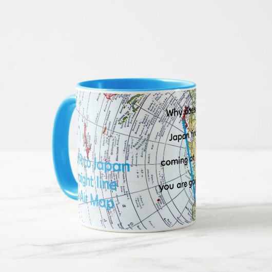 Air Map Tasse (Vorderseite Links)