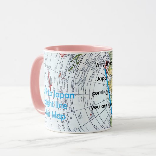 Air Map Tasse (Vorderseite Links)