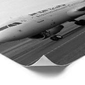 Air New Zealand Airbus A 320 Poster (Ecke)